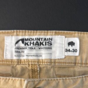 Mountain Khakis Slim Fit Khaki Trousers